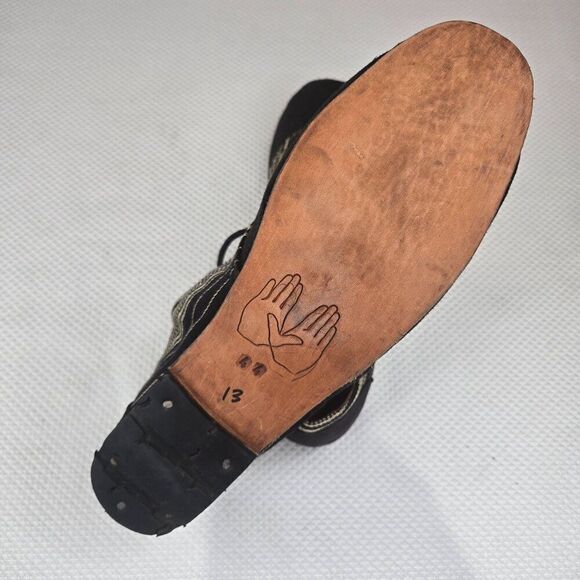 Osborn Black Suede Oxfords Shoes Mens Size EU 44 US 11 main image 5